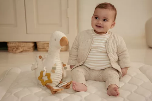 Little Dutch activity plüss gúnár - Newborn Naturals