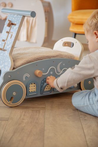 Label Label 3 az 1-ben Hintaló, Járássegítő és Kismotor - Kék