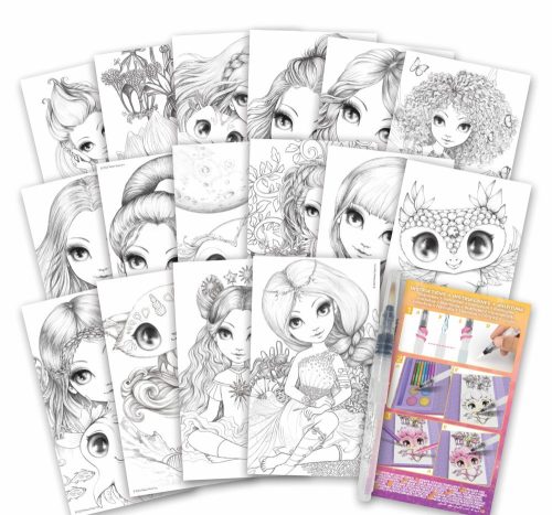 Nebulous Stars - utazó vízfestékes színező 