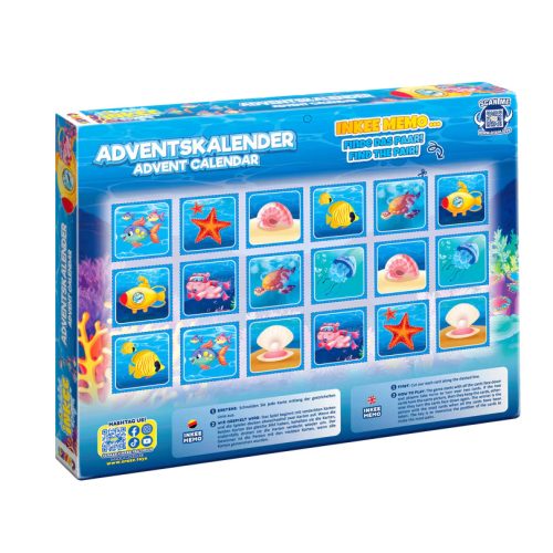 Craze Inkee Adventi naptár - Találd meg a párját