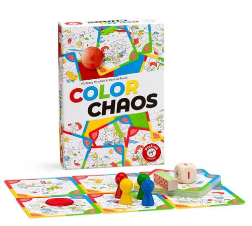 Color Chaos színfelismerést gyakorló társasjáték