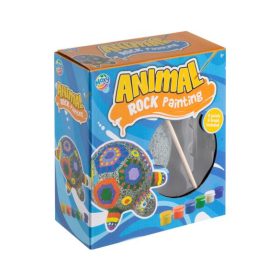   Grafix - Moxy Kavics figura kifestő készlet festékkel és ecsettel, Teknős