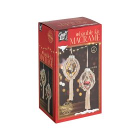   CraftArt - Makramé karácsonyfadísz készítő kreatív készlet 