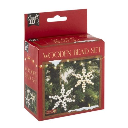 CraftArt -Karácsonyfadísz készítő kreatív készlet, hópelyhek 