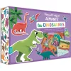Auzou - Mágneses készségfejlesztő doboz, Dinoszauruszok