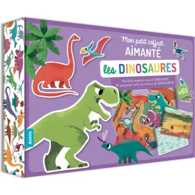 Auzou - Mágneses készségfejlesztő doboz, Dinoszauruszok