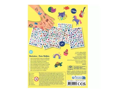 Auzou - 400 db lemosható tetoválás