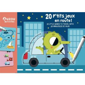 Auzou - Letörölhető fejtörő feladatkártyák, Utazások
