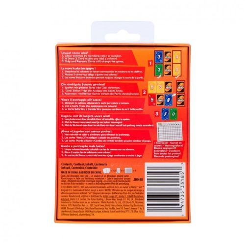 Mattel - Uno Zero - kártyajáték