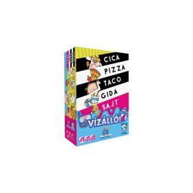 Vízálló cica, pizza, taco, gida, sajt