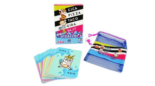 Vízálló cica, pizza, taco, gida, sajt