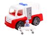 Mentőautó játékszett, 28 cm