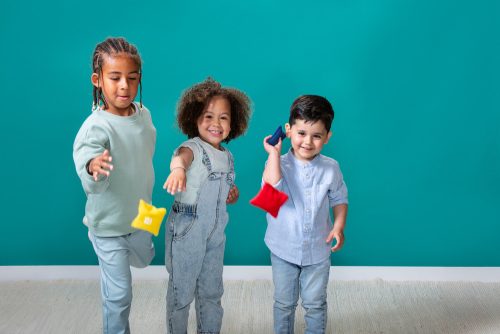 BS Toys - Színes babzsák készlet