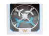 HaloHover világítós Quadcopter drón 2,4G W3