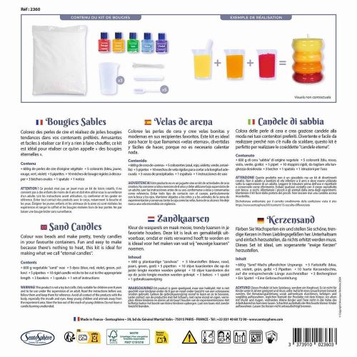 Sentosphère - Homokgyertya készítő készlet