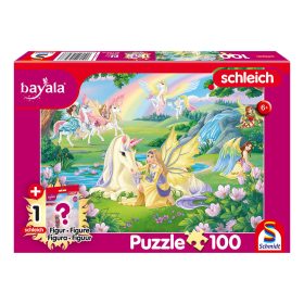   Varázslatos unikornisok világa 100 db-os kirakó egy ajándék figurával