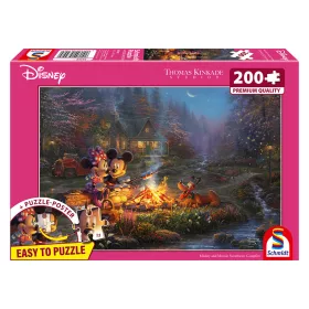   Disney - Mickey & Minnie meghitt tábortűznél -200db puzzle