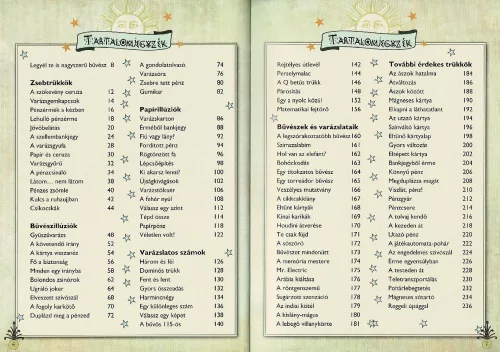 Mindent tudni akarok! - Bűvészkönyv