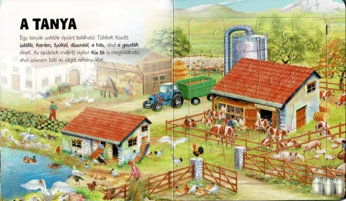 Szuper puzzle - A tanya állatai