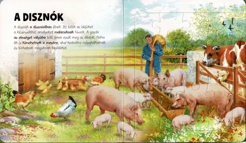 Szuper puzzle - A tanya állatai
