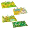 Djeco - Matricázós sztorik, 3D - Állati élőhelyek - Felemelhető matricákkal