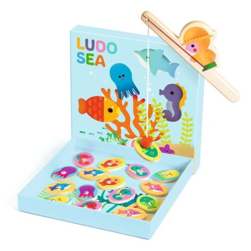 Djeco - 4 az 1-ben fejlesztő társasjáték - Tengerben