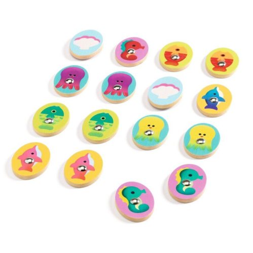 Djeco - 4 az 1-ben fejlesztő társasjáték - Tengerben