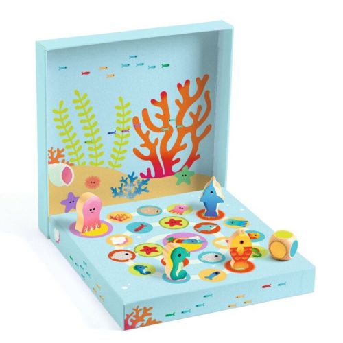 Djeco - 4 az 1-ben fejlesztő társasjáték - Tengerben