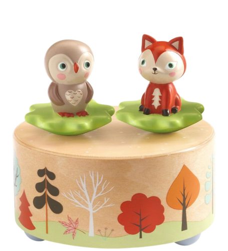 Djeco - Mozgó figurás zenedoboz - Erdei dallamok