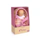 Djeco - Mini Barbara - Játékbaba - mózeskosárral , 20 cm