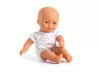 Djeco - Mini Barbara - Játékbaba - mózeskosárral , 20 cm