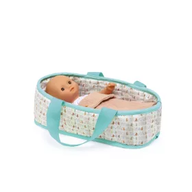 Djeco - Mini Sasha - Játékbaba - mózeskosárral , 20 cm