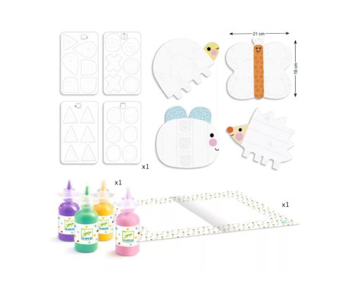 Djeco - Ujjfestő készlet - Kicsi formák