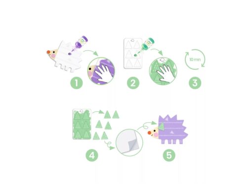 Djeco - Ujjfestő készlet - Kicsi formák