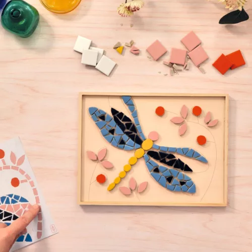 AGA - Műterem - Mozaikkép- Szitakötő - Kreatív készlet felnőtteknek