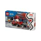 LEGO City 60443- F1-es boxutca és személyzet, Ferrari versenyautóval