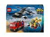 LEGO City 60462 - Nagyszerű járművek 3 az 1-ben - Helikopter, tűzoltóautó, tengeralattjáró