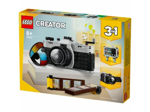 LEGO Creator 31147 -  Retró fényképezőgép - 3 az 1-ben fényképezőgép, kamera, televízió