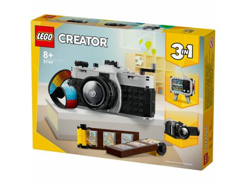 LEGO Creator 31147 -  Retró fényképezőgép - 3 az 1-ben fényképezőgép, kamera, televízió