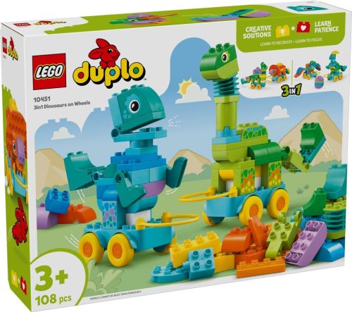 LEGO Duplo 10451 - 3 az 1-ben guruló dínók