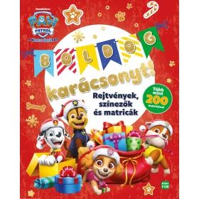   Mancs Őrjárat - Boldog karácsonyt! - Rejtvények, színezők és matricák - Foglalkoztató könyv
