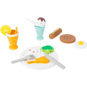 Legler  Ebédidő - fa étkészlet és élelmiszerek