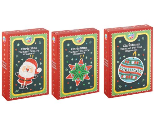 Grafix - Karácsonyi gyémántfestős dekoráció - 3 féle