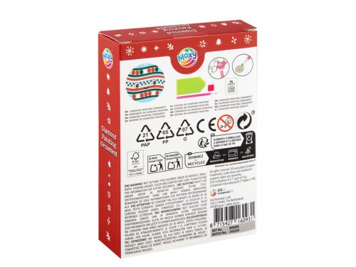 Grafix - Karácsonyi gyémántfestős dekoráció - 3 féle