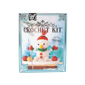 Grafix - Karácsonyi horgoló szett - Hóember
