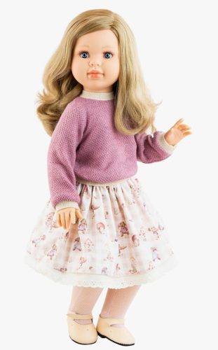 Paola Reina - Játékbaba ruhák - Erdei állatokkal díszített mintás babaruha 60cm-es babákhoz