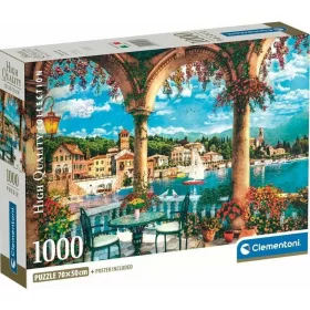   Clementoni - Como-i tó - 1000 db-os High Quality Collection Compact puzzle