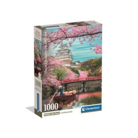   Clementoni - Himeji kastély tavasszal - 1000 db-os High Quality Collection Compact puzzle