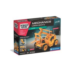 Clementoni -Mechanikai labor - targonca építőkészlet
