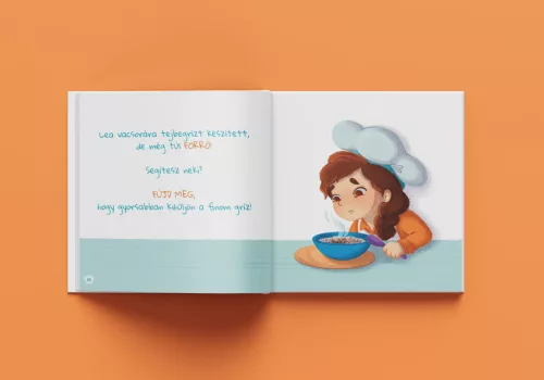 “Lukas & Lea a konyhában” interaktív mesekönyv – Gyere, süss velünk!